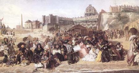 William Powell  Frith Ramsgate Sands 'Life at the Seaside' (mk25) Spain oil painting art